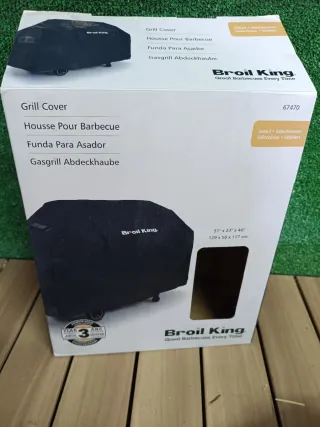 Broil King 67470 Select Cover 129 cm, Color Negro