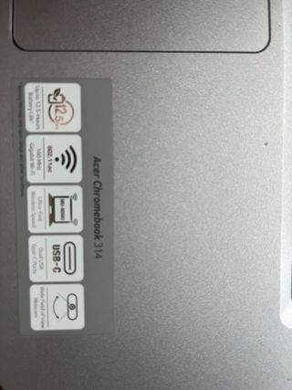 Acer Chromebook Plata