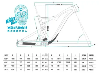 Quadro carbono Chemical Bikes Adrenal Enduro 27.5
