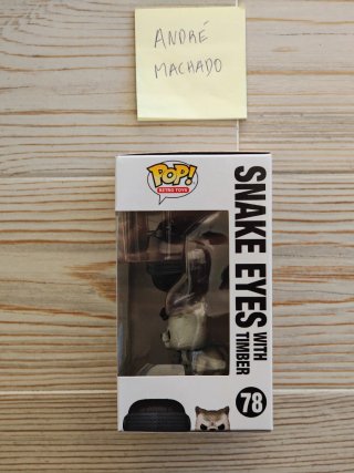 Funko Pop 78 Snake Eyes Timber G.I Joe Exclusive