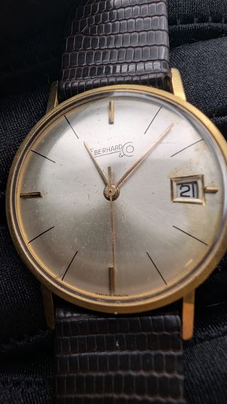 Orologio Eberhard & Co Placcato Oro Data