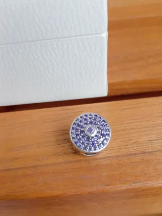 Charm mandala plata Circonitas lilas