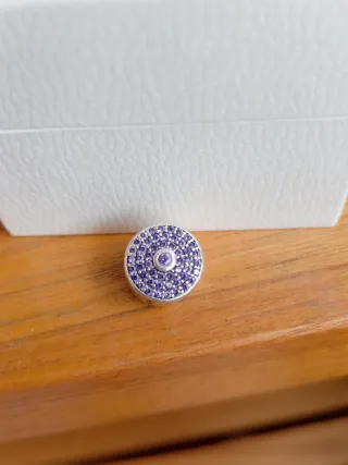 Charm mandala plata Circonitas lilas