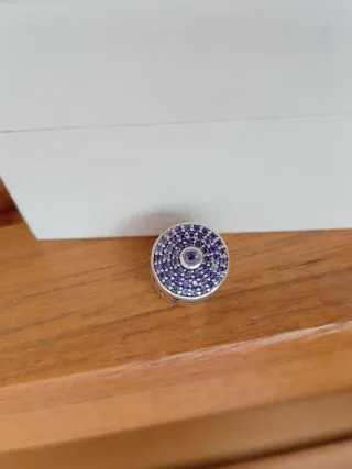 Charm mandala plata Circonitas lilas