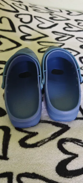 Zuecos Scholl Talla 39-40 Azul