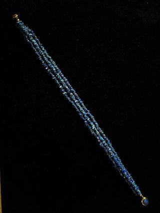 Collana Lapis Lazuli Multi-filo con Chiusura