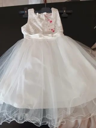 Vestito da damigella bianco