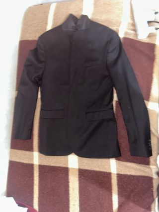 Traje H&M Slim Fit Negro Talla 33