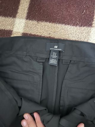 Traje H&M Slim Fit Negro Talla 33