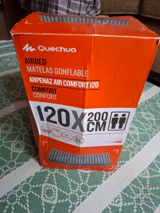 Colchón hinchable Quechua Arpenaz Air Comfort 120