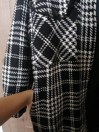 Chaqueta de cuadros pull&bear talla M