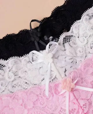 TALLA S.CON ETIQUETA.Set de 3 conjuntos lencería