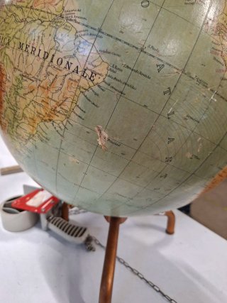 Mappamondo grande vintage
