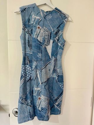 Vestido Desigual Patchwork Denim