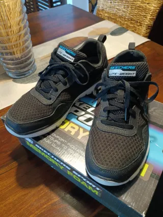 Zapatillas Skechers Sport Memory Foam Negras