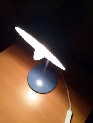 Lampada da Tavolo Perenz Blu/Argento.