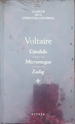 Libro "Cándido-Micromegas-Zadig"