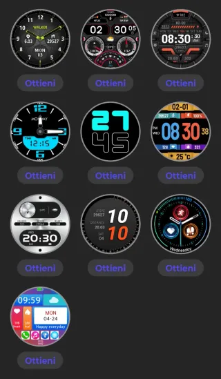 Smartwatch Nero Calling Fitness