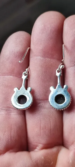 Pendientes de Plata y Granates