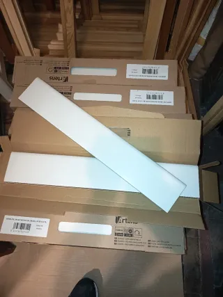 Zócalos Porcelánicos Blancos