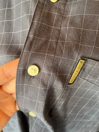 Camicia vintage Armani originale a quadri taglia M