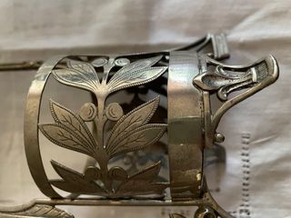 Vaso Liberty Vetro Metallo Soliflore 1900