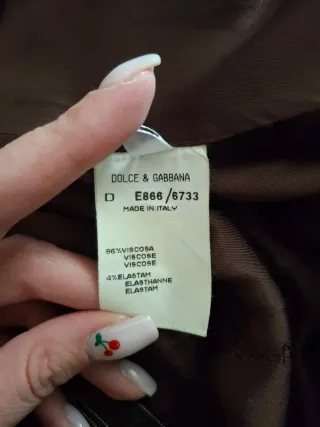 Blazer Dolce & Gabbana righe marrone