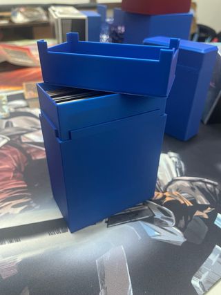 Caja para mazos MTG estándar azul