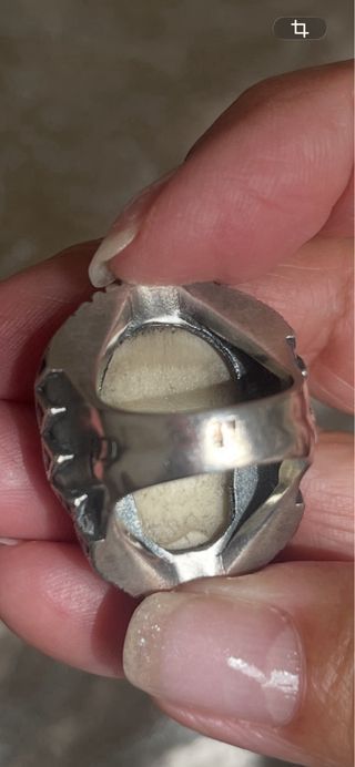 Anillo Raive Calavera, plata y circonitas.