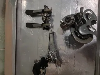 Lote cambio marchas Simplex bici clásica