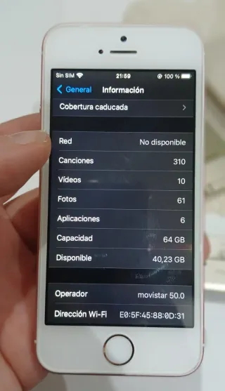 iPhone SE 64GB Bianco e Rosa