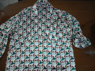 Vestido Zara Talla M Estampado Geométrico