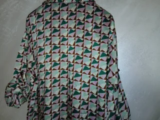 Vestido Zara Talla M Estampado Geométrico