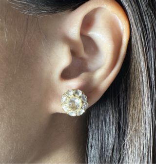 Pendientes Vintage Oro 18k Diamantes naturales