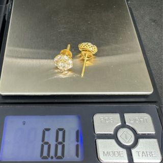 Pendientes Vintage Oro 18k Diamantes naturales