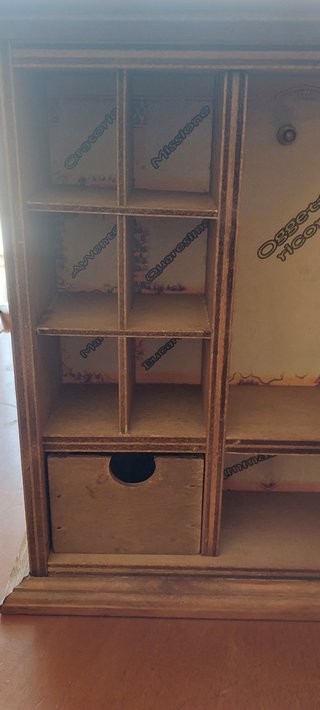 Mobiletto porta chiavi e altri accessori vintage f