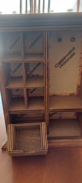 Mobiletto porta chiavi e altri accessori vintage f