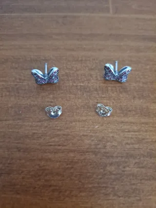 PANDORA - PENDIENTES PLATA - DISNEY - ORIGINALES.