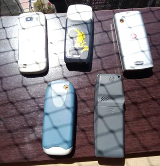 Lote 7 Móviles Antiguos Siemens y Nokia