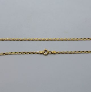 Cadena de oro de 18k. Peso: 8.17 gr.
