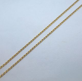 Cadena de oro de 18k. Peso: 8.17 gr.