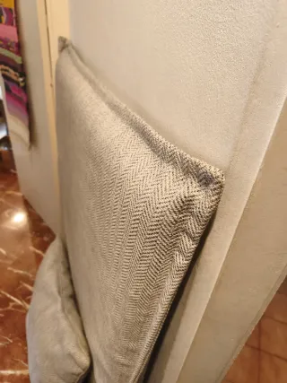 Cabecero Cama 105 Tela Beige