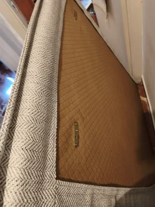Cabecero Cama 105 Tela Beige