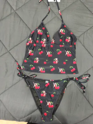 Bikini Betty Boop Negro y Rojo