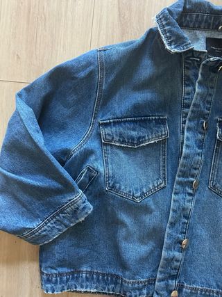 Cazadora vaquera Zara Talla S/XS