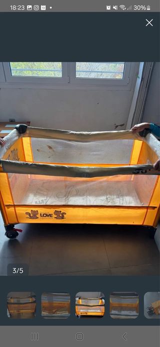 Parque cuna para bebés