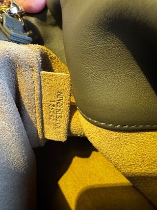 Bolso Loewe Flamenco Caqui Piel Napa Mediano