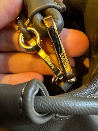 Bolso Loewe Flamenco Caqui Piel Napa Mediano