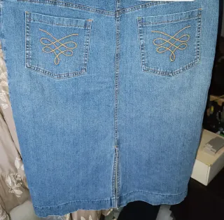 Falda vaquera azul