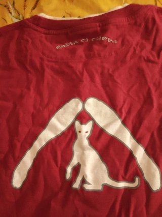 Maglia manica lunga rossa con C bianca